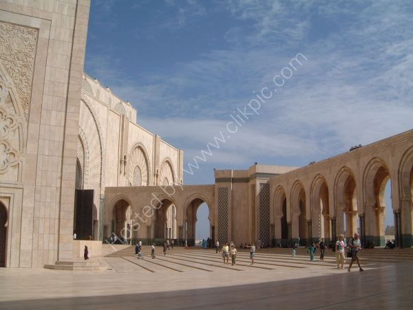 Inner Courtyard, Hassan II Mosque, Casablanca